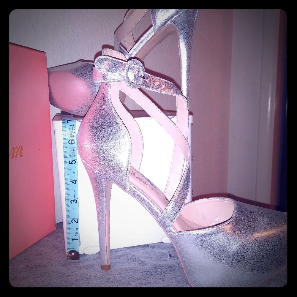 Platform Silver Shoes